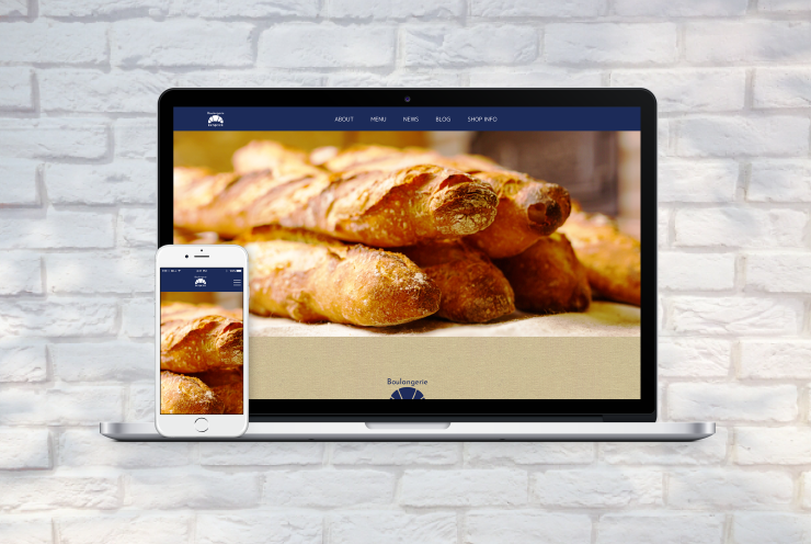 パン屋のWebサイト